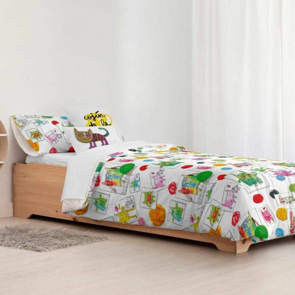 Housse de Couette Decolores Indiana Multicouleur 140 x 200 cm Supply