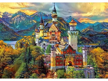 Puzzle Educa Neuschwanstein Castle 1000 Pièces Hot on Sale