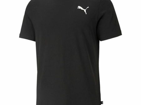 T-shirt à manches courtes homme Puma Essentials Small Logo Noir Online