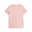 T shirt à manches courtes Enfant Puma Power Colorblock Saumon Supply