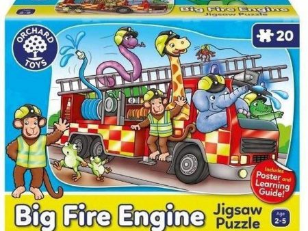 Puzzle Orchard Big fire Engine (FR) on Sale