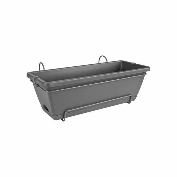 Pot Elho 50 cm Anthracite polypropylène Plastique Rectangulaire Supply