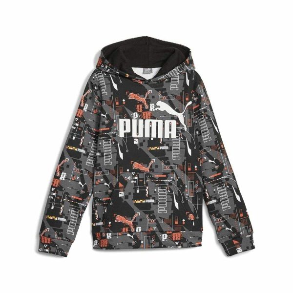 Sweat à capuche enfant Puma  Ess+ Futureverse Aop Noir Cheap