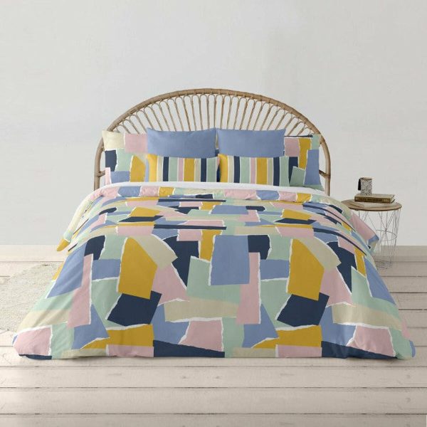 Housse de Couette Decolores Jena Multicouleur 200 x 200 cm Online