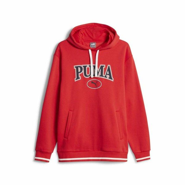 Sweat à capuche homme Puma Squad Fl Rouge Online now