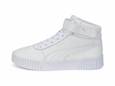 Baskets Casual pour Femme Puma Carina 2.0 Mid Blanc Cheap