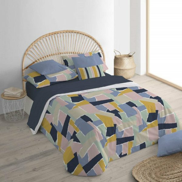 Housse de Couette Decolores Jena Multicouleur 200 x 200 cm Online