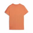 T shirt à manches courtes Enfant Puma Ess Block Noir Orange For Sale