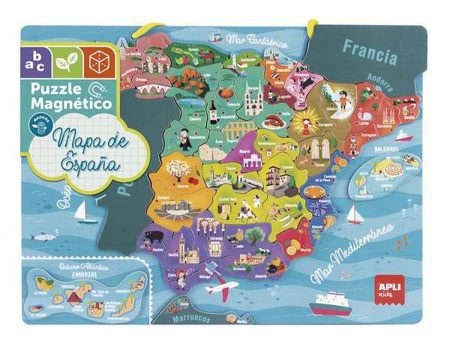 Puzzle Apli Espagne Magnétique 50 Pièces For Sale