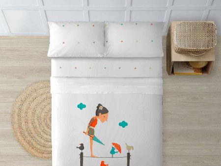 Drap Decolores Funambulista Multicouleur 240 x 270 cm For Cheap