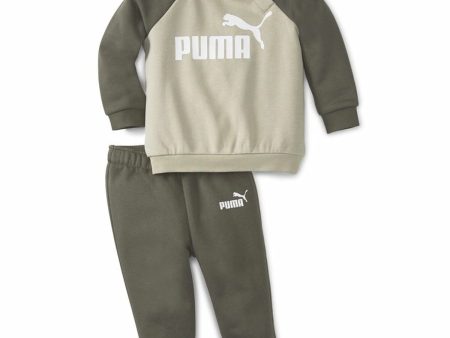 Survêtement Femme Puma Minicats Ess Raglan Kaki Sale