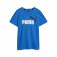 T shirt à manches courtes Enfant Puma Ess+ 2 Col Logo Bleu Discount