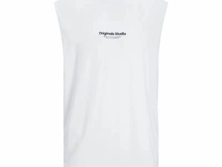 Maillot de Corps sans Manches pour Homme Jack & Jones  Jovesterbro Blanc on Sale