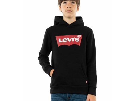 Sweat à capuche enfant Levi s Noir For Cheap