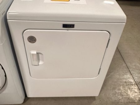 Maytag - 7.0 Cu. Ft. Electric Dryer with Wrinkle Prevent - White MODEL: MED4500MW DRY12807 Cheap