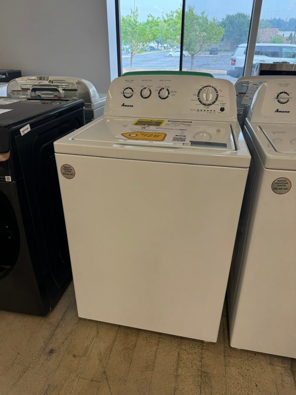 New Amana Top Load Washer with High-Efficiency Agitator - White MODEL: NTW4519JW WAS101967RS Supply