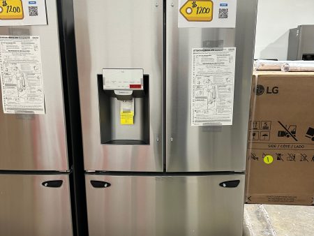 LG - 27.7 Cu. Ft. French Door Smart Refrigerator with External Ice and Water MODEL: LHFS28XBS REF13631S For Cheap