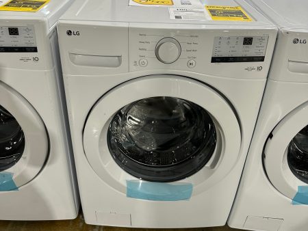 LG - 4.5 Cu. Ft. High Efficiency Stackable Front-Load Washer MODEL: WM3400CW WAS12242S Fashion