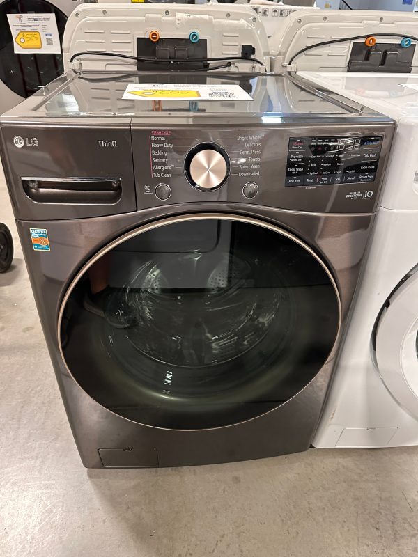 BEAUTIFUL BRAND NEW STACKABLE SMART FRONT LOAD LG WASHER MODEL: WM4000HBA WAS13559 on Sale